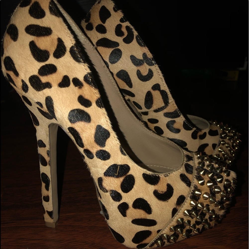 Animal Print Heels
